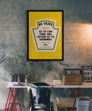 Download Quadro Decorativo Poster To Com Fome Heinz Eixo Posters
